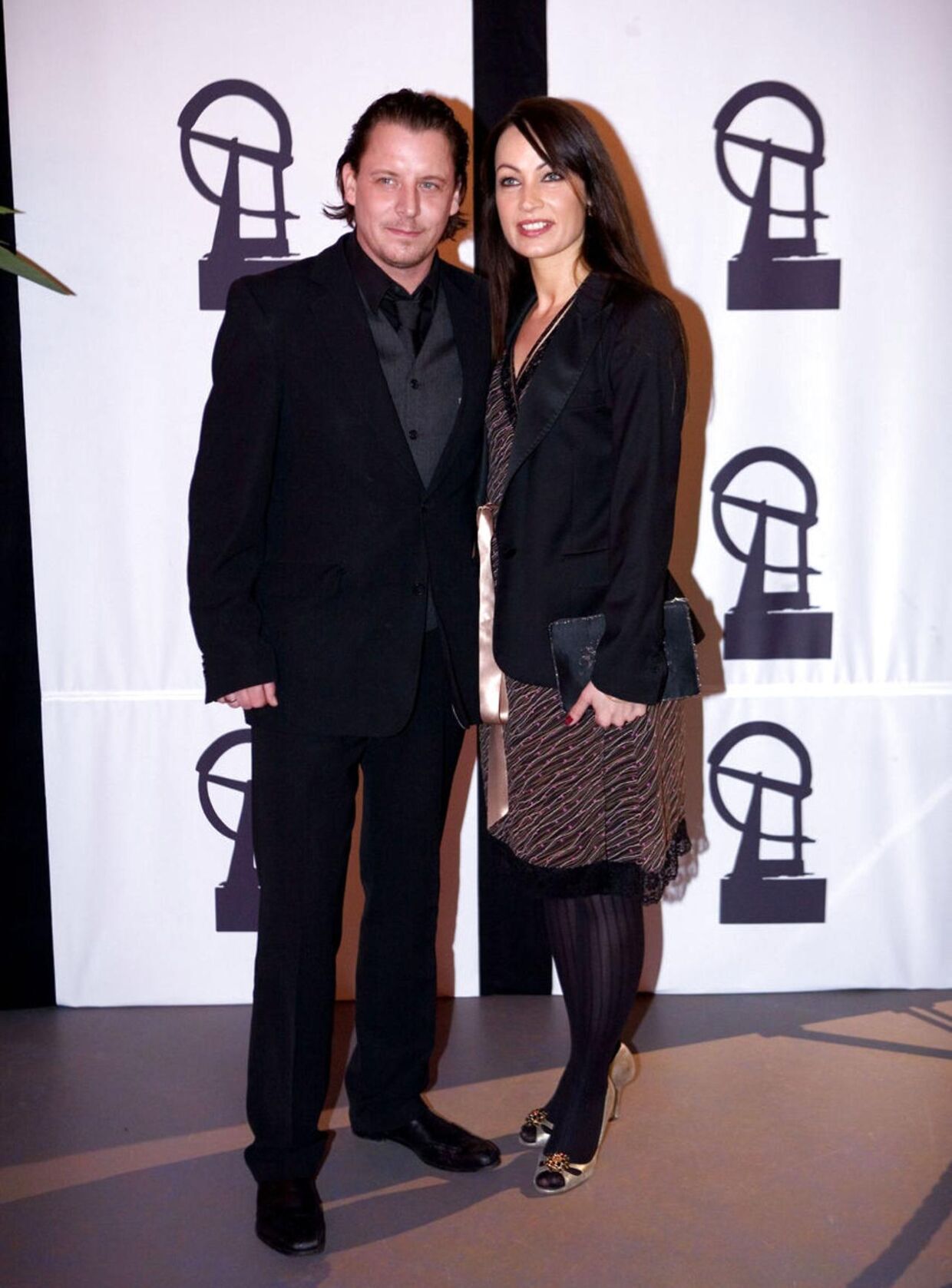 Anders W. Berthelsen sammen med hustruen Christina Pind Rasmussen til Robert-prisen i 2007. Her var han nomineret til en ’Robert’ som årets mandlige skuespiller i filmen ’Kærlighed på film’.