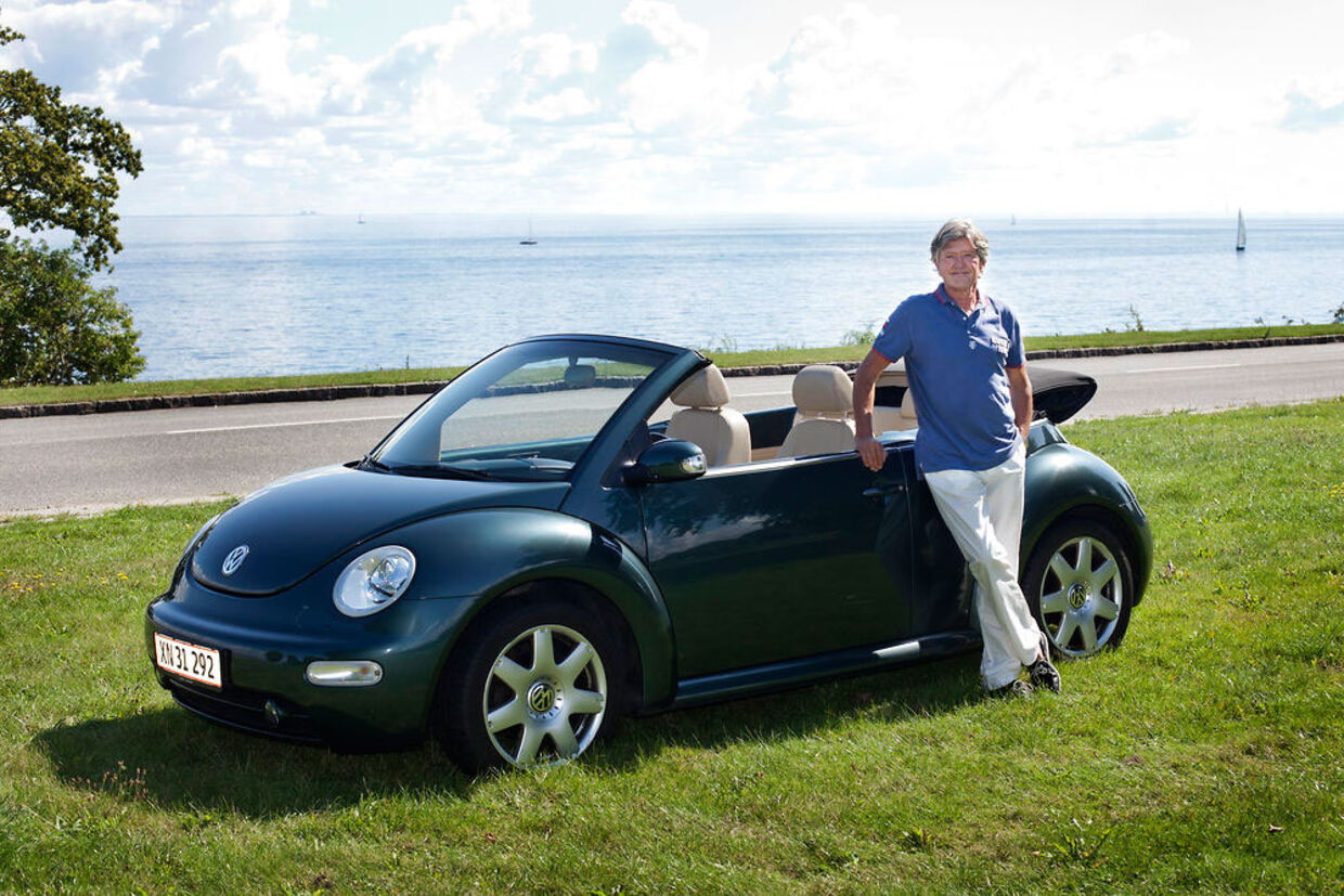 Jan Fog viser sin Beetle frem tilbage i 2013.