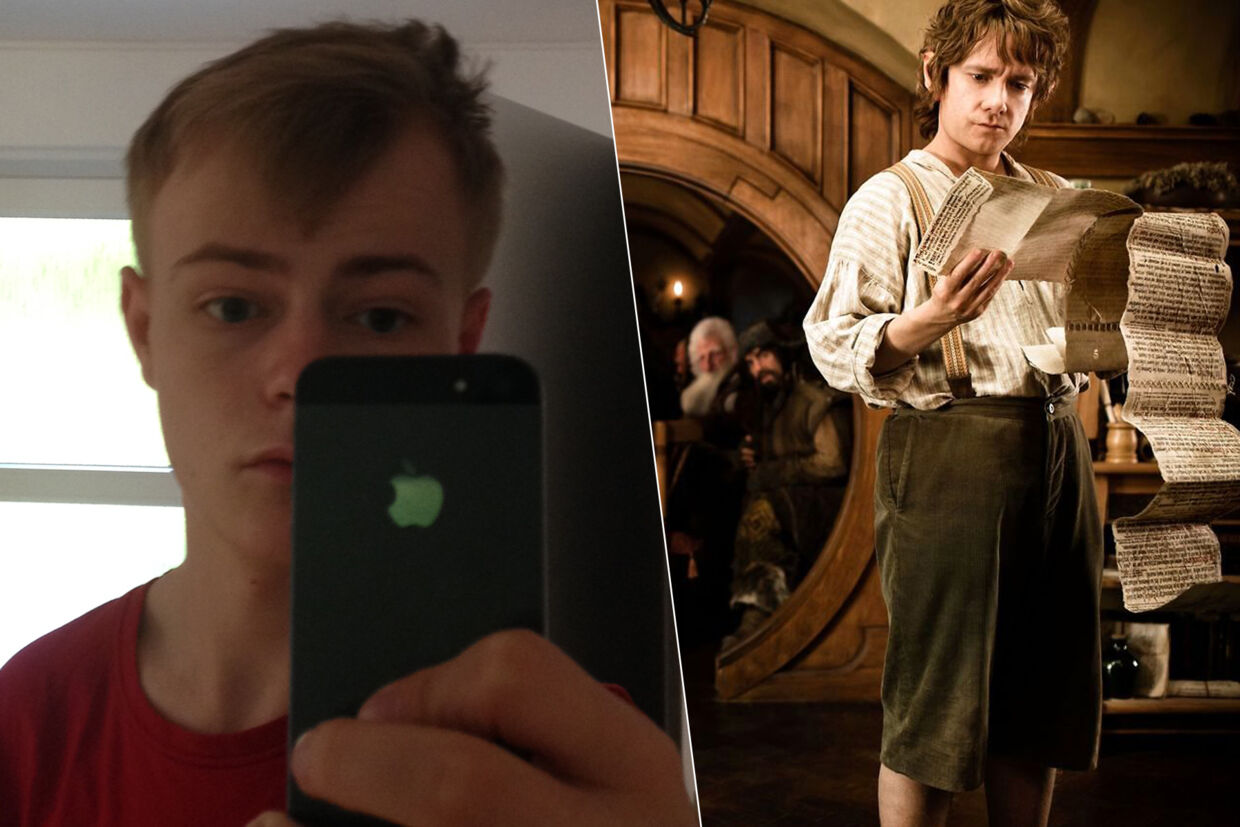 Den 18-årige dansker Casper Langbak Sørensen har fået næsten 80 millioner visninger på sin video på Youtube. I videoen har han sekvenser fra Hobbitten 1 tilsat Ed Sheerans sang - I see fire, som var soundtracket til den anden Hobbitten-film.