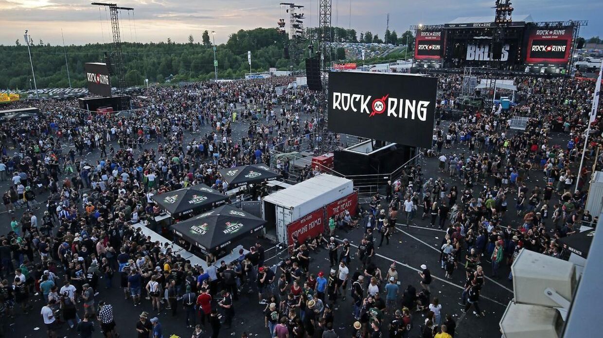 'Rock am Ring'. Fredag aften d. 2. juni. &nbsp;