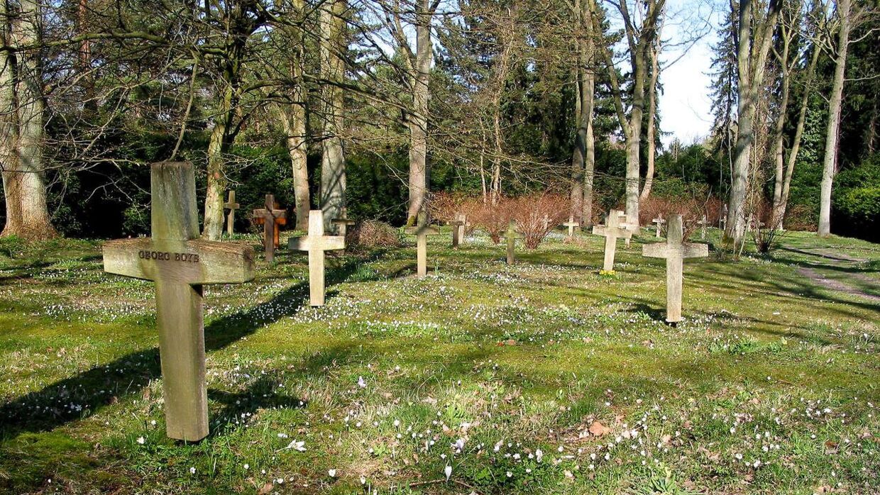 22 gravsteder er blevet udsat for tyveri på Hellerup Kirkegård. Billedet her er fra Mariebjerg Kirkegård, der også ligger i Gentofte Kommune.