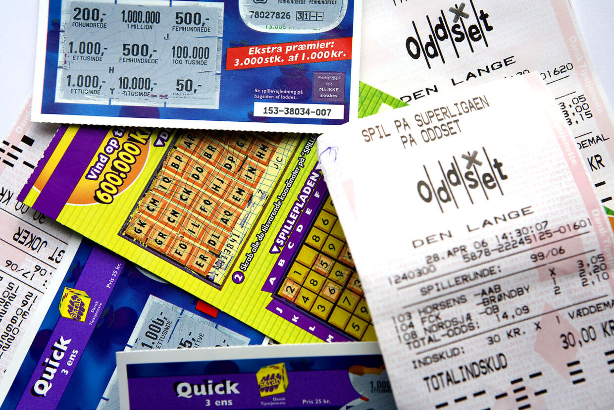 ARKIV - 100 danskere kan kalde sig Lotto-millionærer om året, fortæller Danske Spil.