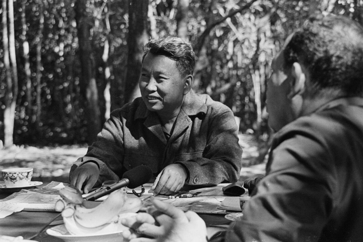 Pol Pot, fotograferet inden han overtog kontrollen af Cambodja. Foto: Scanpix