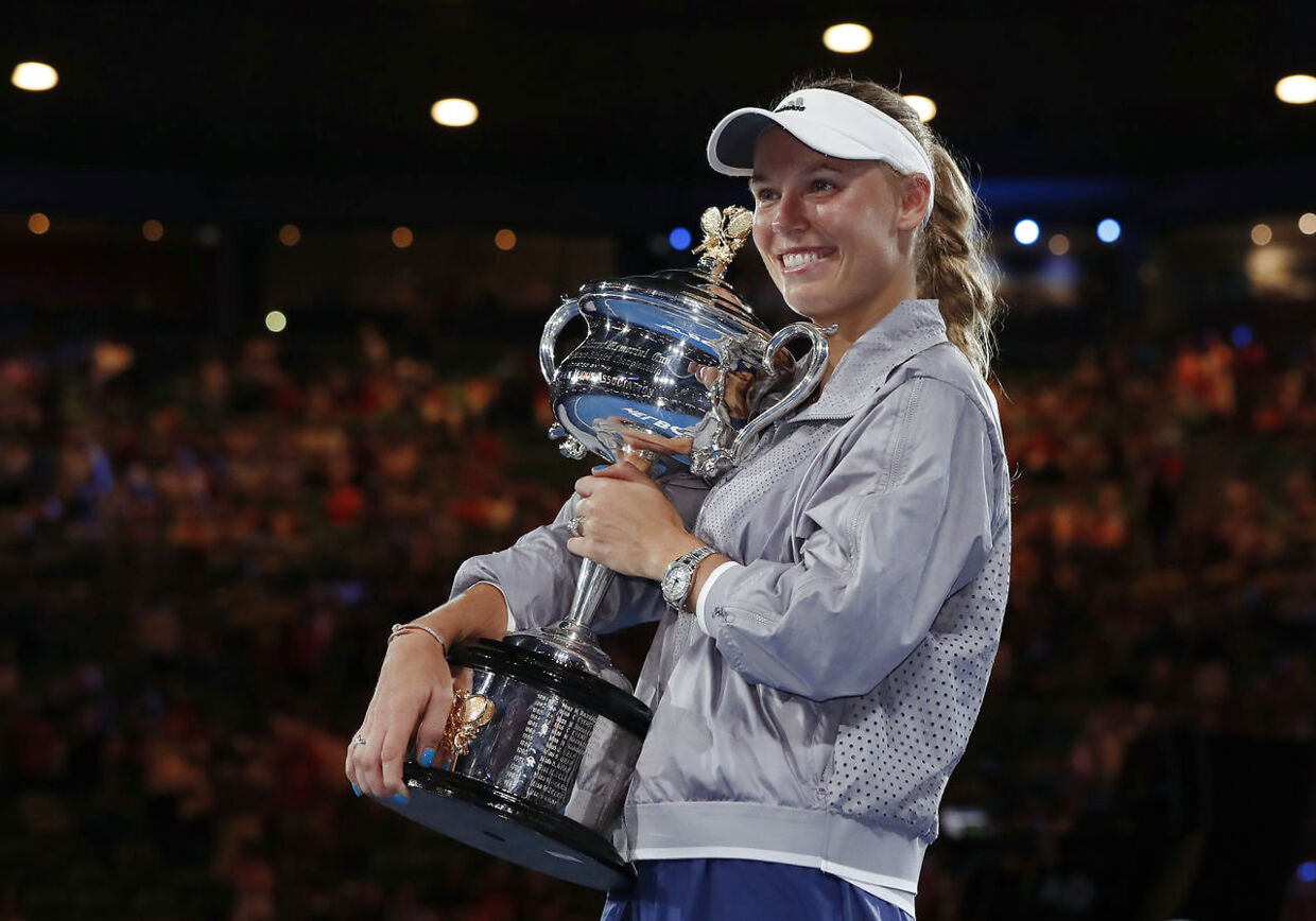Caroline Wozniacki vandt i januar sin største titel til dato, da hun triumferede i Australian Open.