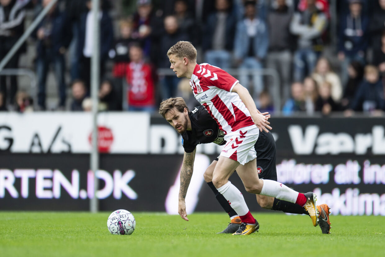 Kasper Kusk mener, at AaB er i en opbygningsfase, efter at klubben tabte 1-2 ude til AC Horsens i Alka Superligaen fredag aften. Scanpix/Bo Amstrup