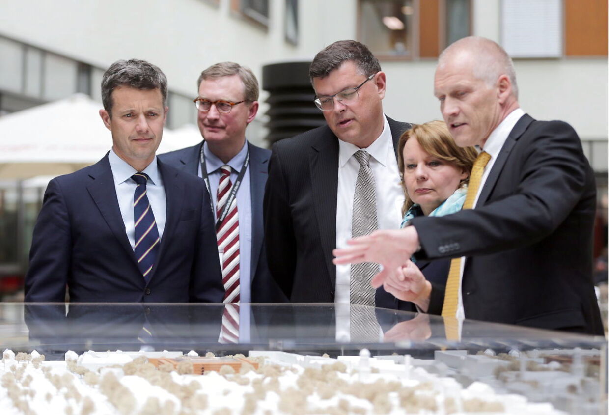 19. maj 2015 - Mogens Jensen i midten med kronprins Frederik til venstre.