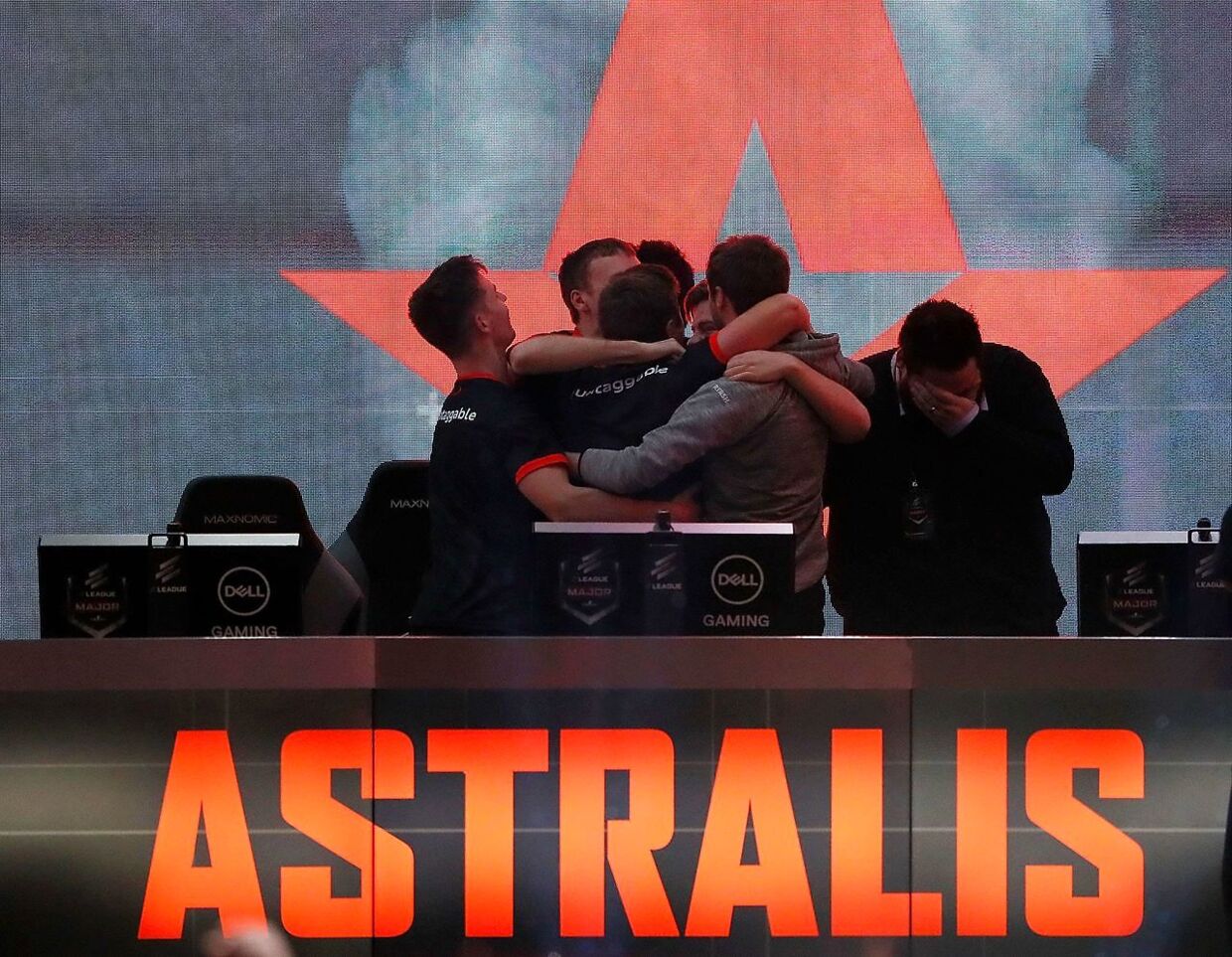 (ARKIV) Det danske E-sportshold Astralis kunne i London fejre endnu en triumf (Foto: Kevin C. Cox/Ritzau Scanpix)