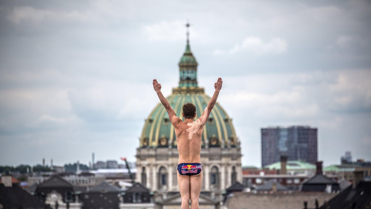 Foto fra sidste gang Cliff Diving World Series var i København tilbage i 2016. 