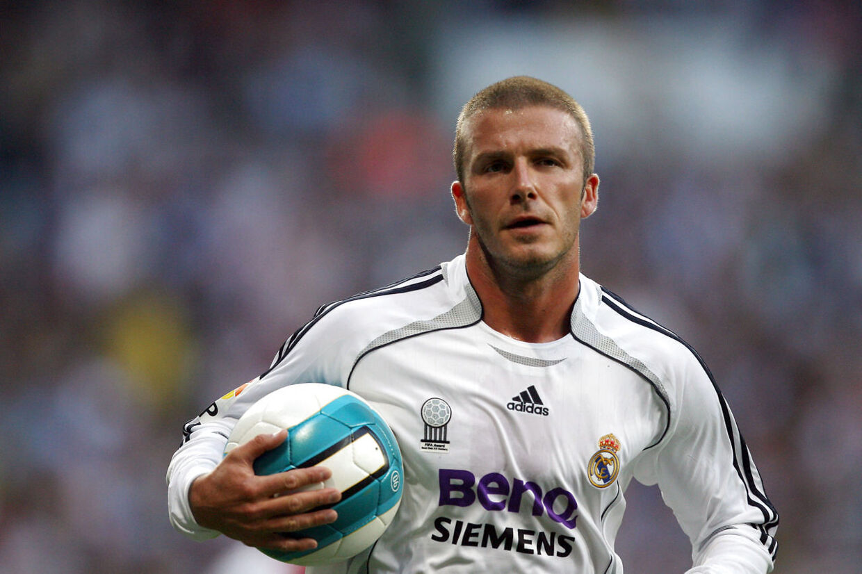 David Beckham spillede i Real Madrid i perioden 2003-07.