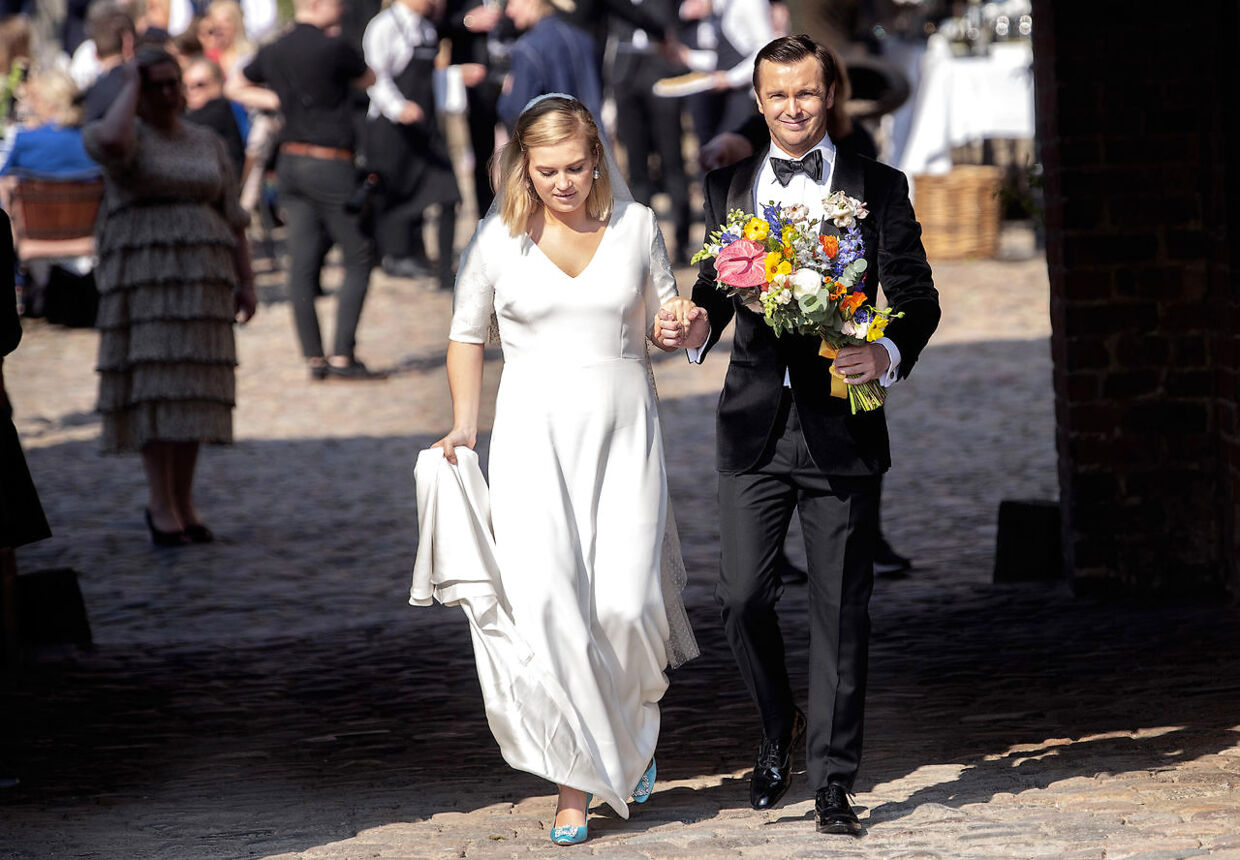 Rebecca Laudrup og Frederik Svejborg blev i al hemmelighed gift for to år siden.
