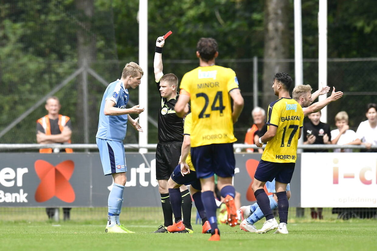 3F Superliga-kampen mellem Hobro IK og Randers FC på DS Arena i Hobro, 28. juli 2019.
