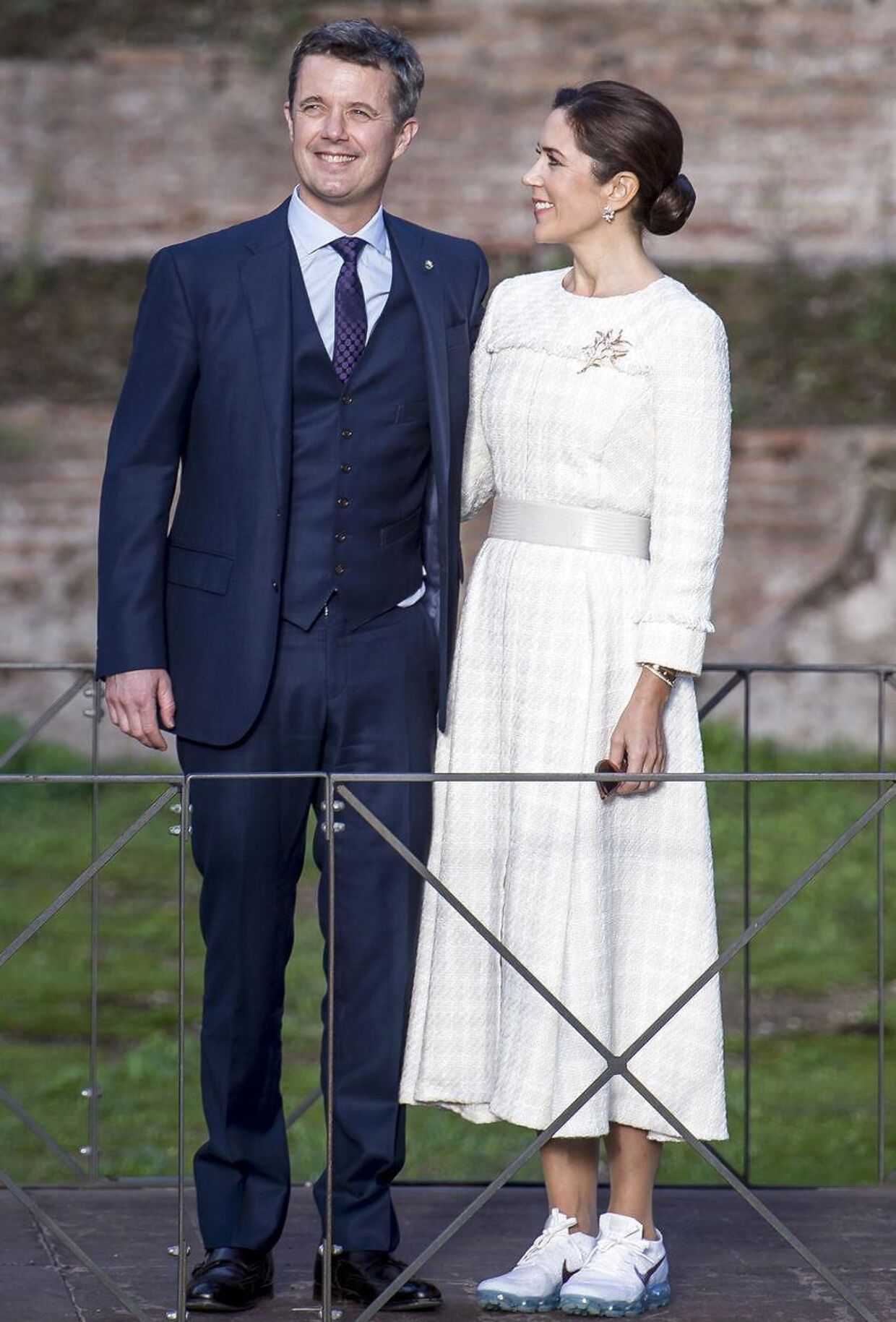 Kronprins Frederik og Kronprinsesse Mary ved Terme di Caracalla i Rom, tirsdag den 6. november 2018.