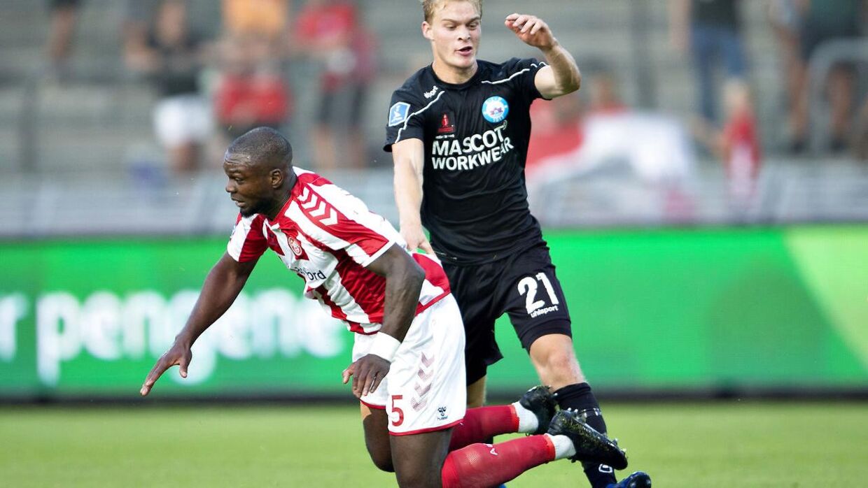 Mads Emil Madsen har fået fuld tid i de første 12 runder af Superligaen. 