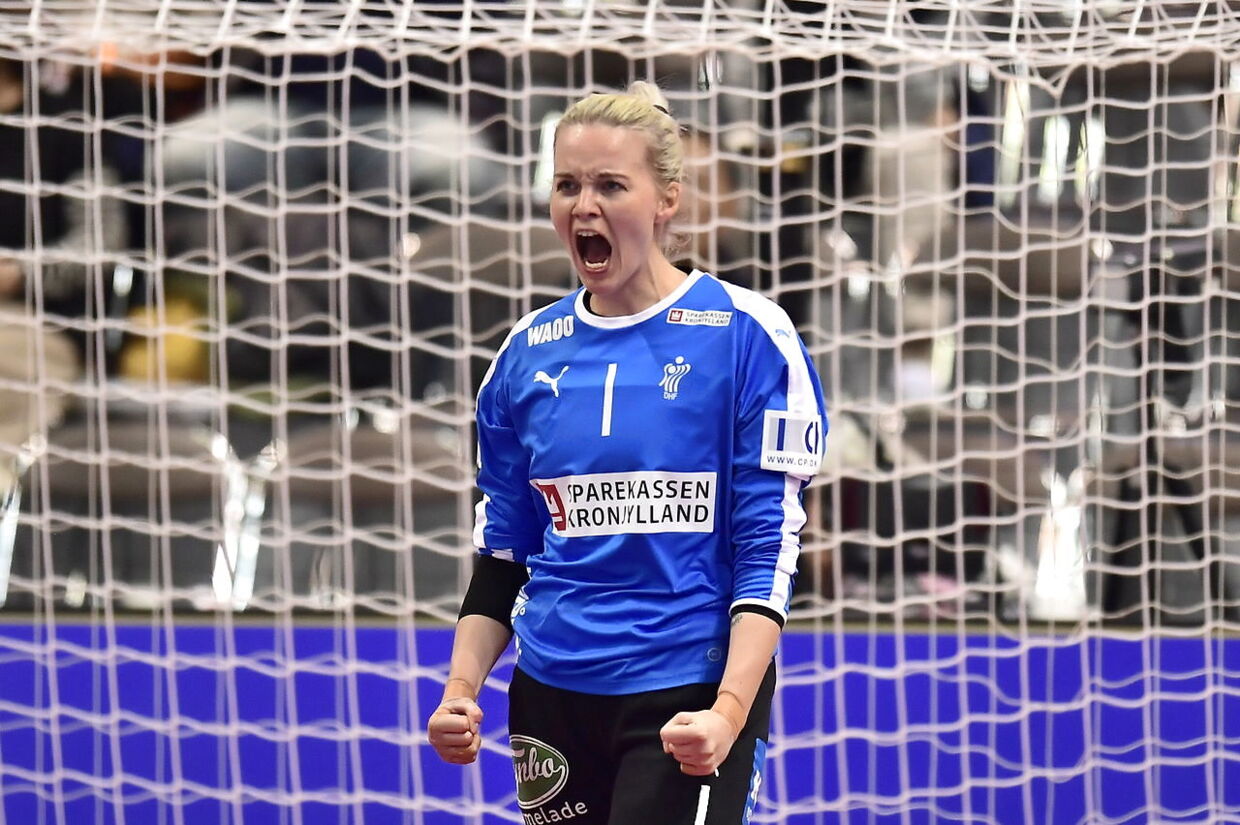 Sandra Toft var igen banens bedste for Danmark. 