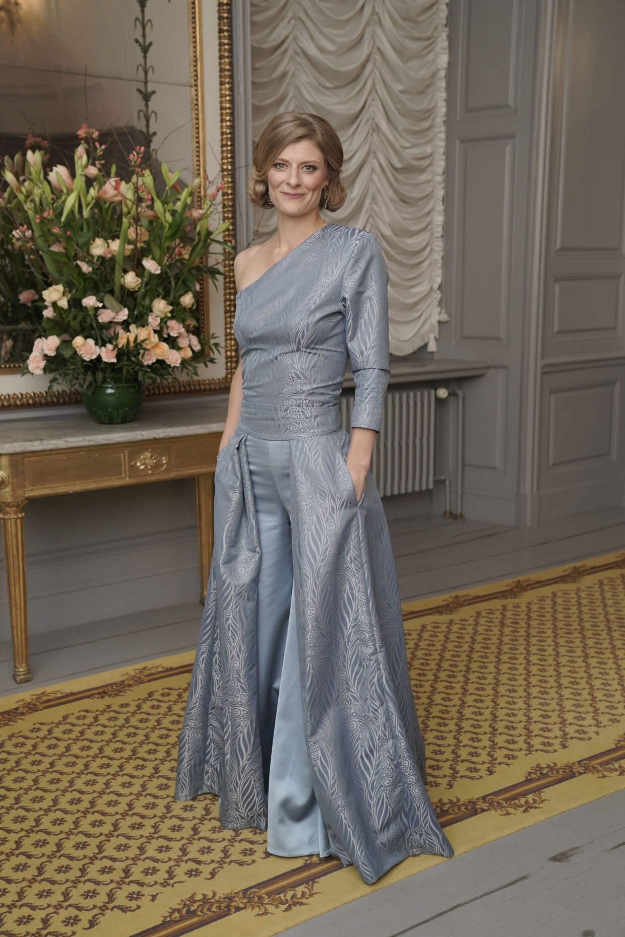 Ane Halsboe-Jørgensen, uddannelses-forskningsminister, bar en kjole med bukser indenunder.