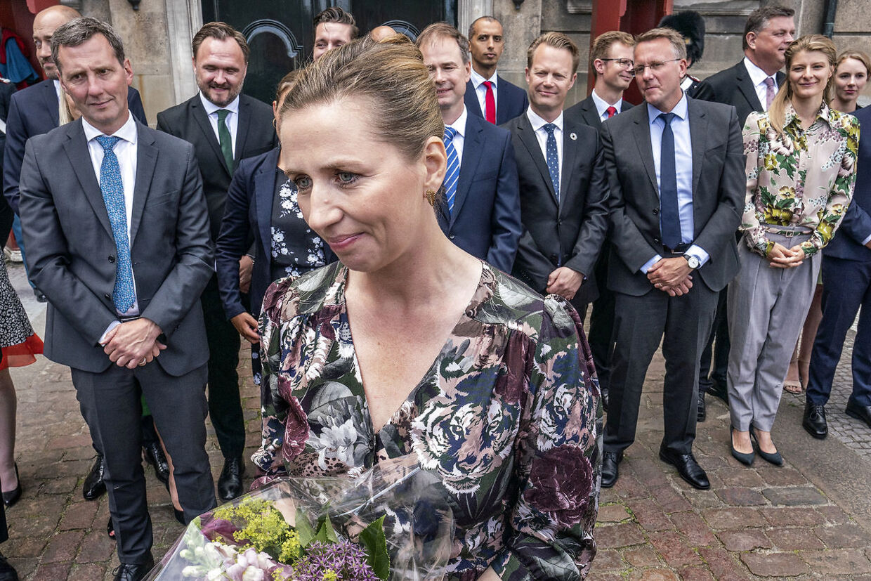 Statsminister Mette Frederiksens præsenterede i juni den nye S-regering. Her bor mange ministre langt væk fra de vælgere, som er stemt dem i Folketinget. torsdag den 27. juni 2019. Foto: Søren Bidstrup.