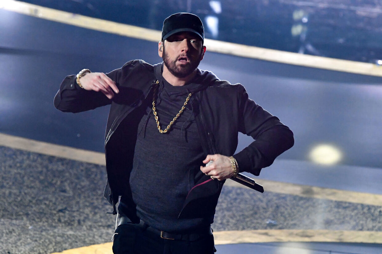 Eminem optrådte til Oscar-uddelingen i februar i år.