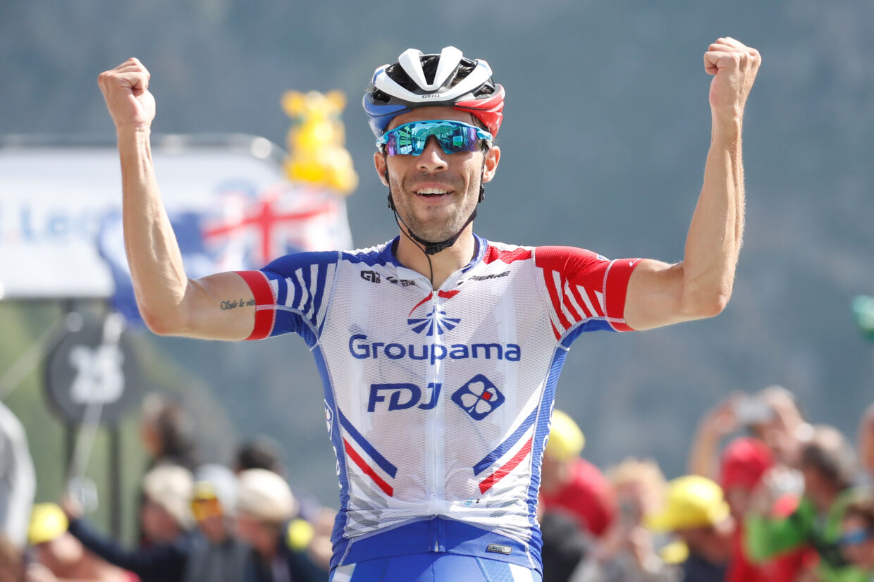 Thibaut Pinot brillerede i sidste års Tour de France, hvor han vandt 14. etape. Christian Hartmann/Reuters
