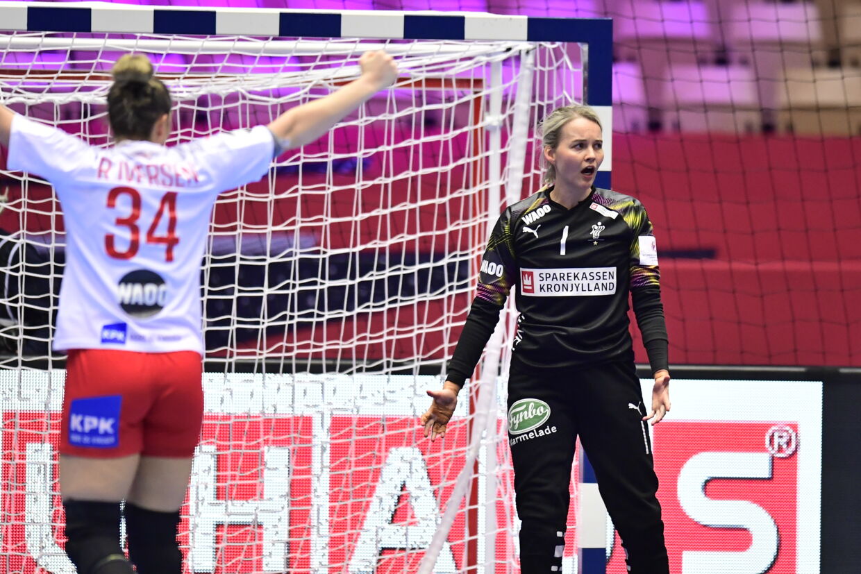 EHF EURO 2020 European Women's Handball Semifinals between Norway and Denmark at Jyske Bank Boxen in Herning in Denmark, on December 18, 2020.