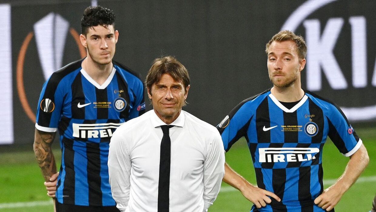 Inter-træner Antonio Conte og Eriksen har aldrig fundet melodien.