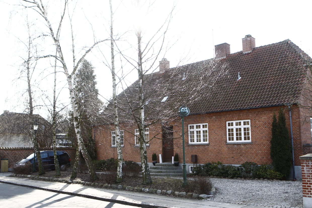 Erik Skov Pedersen og Henriette Kjærs hus i Hellerup stod tomt tirsdag morgen.