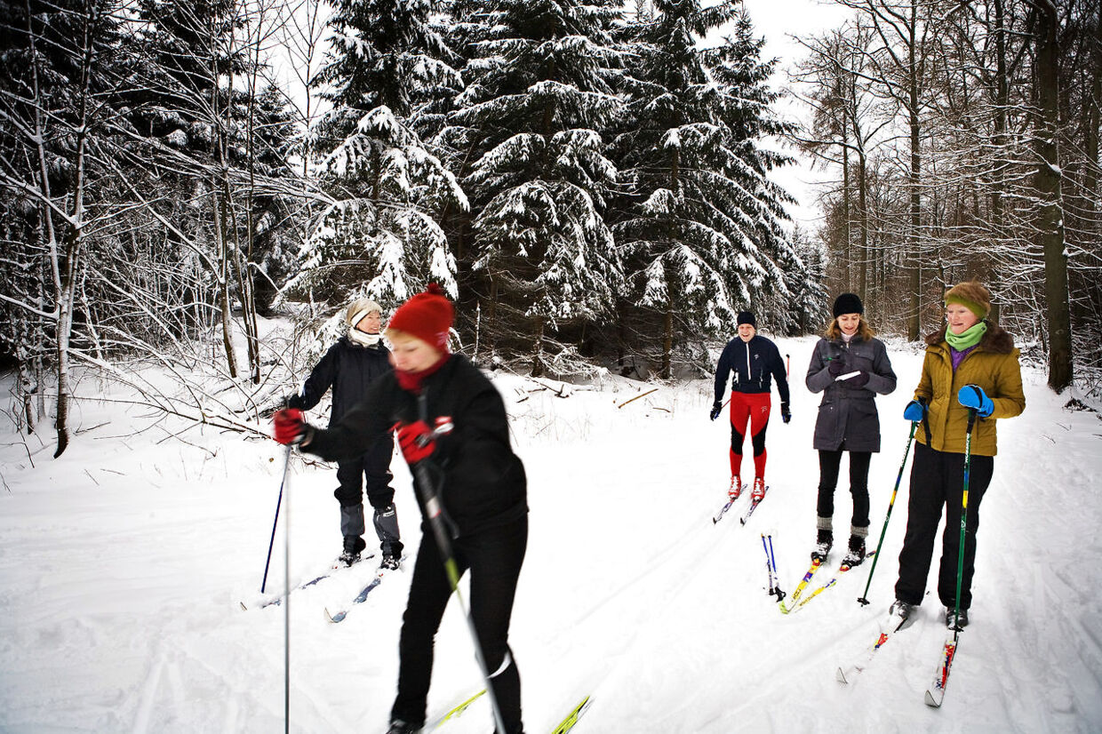 Lige nu er der gode mulighed for at få luftet dine ski i Danmark.