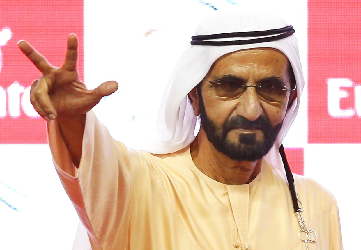 ARKIVFOTO af Sheik Mohammed bin Rashid Al Maktoum, der er Dubais enehersker.