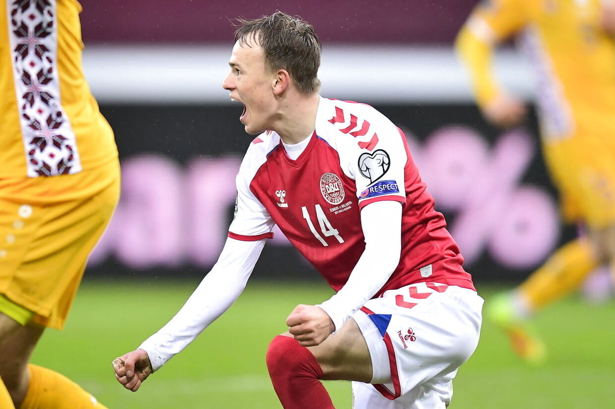 VM-kvalifikationskampen i gruppe F mellem Danmark og Moldova, på Mch Arena i Herning søndag den 28. marts 2021.