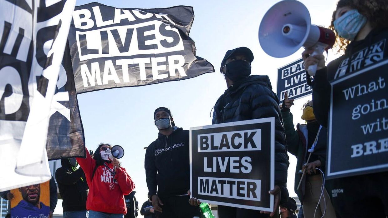 Efter George Floyds død bredte der sig adskilligere Black Lives Matter-demonstrationer både i USA, men også over resten af verden. Foto: Scanpix