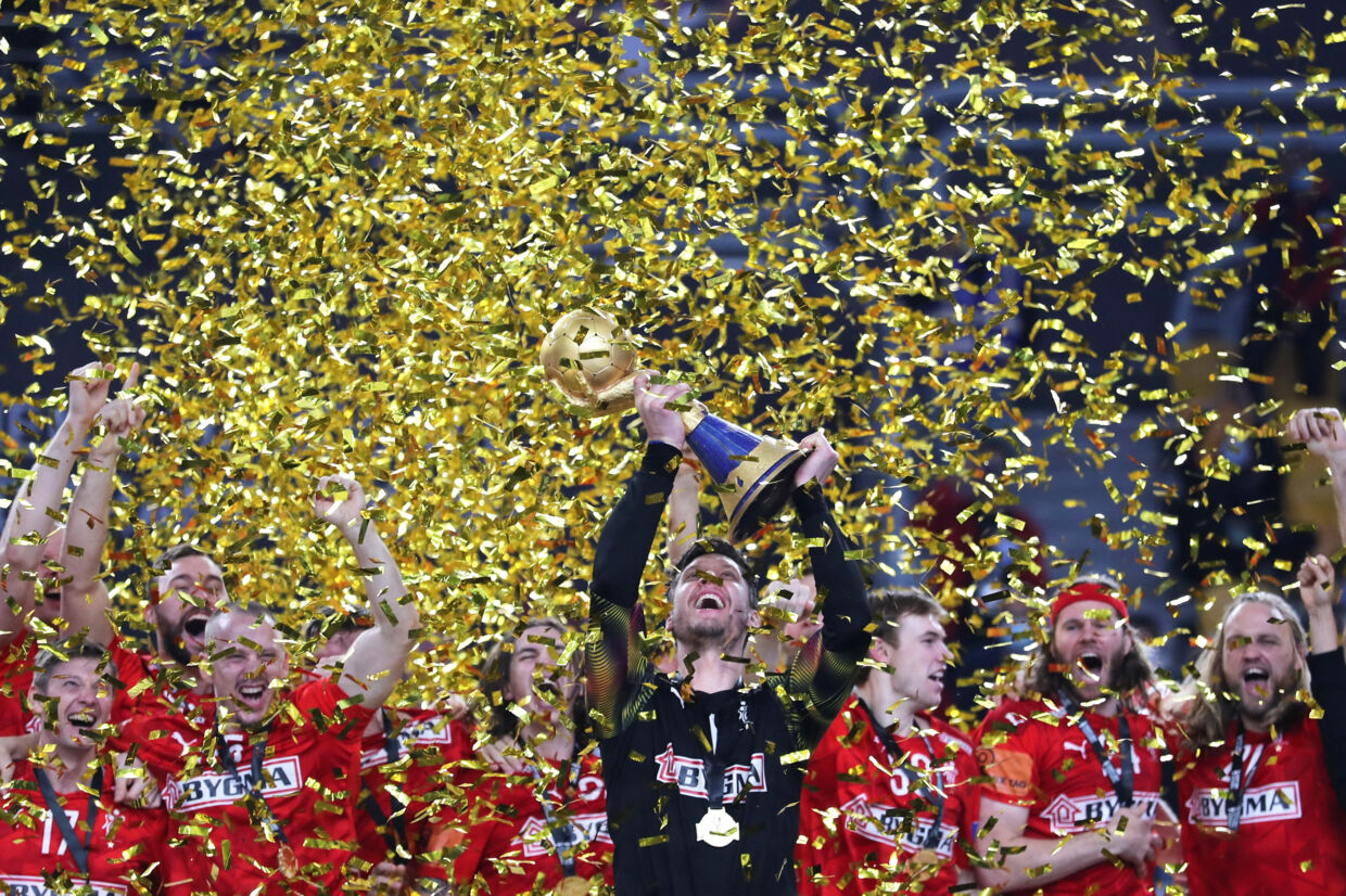 Senest de danske landsholdsspillere var i kamp ved en slutrunde, blev de verdensmestre. (Arkivfoto) Mohamed Abd El Ghany/Reuters
