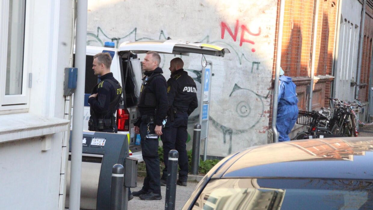 Politiet skrev dengang på Twitter, at det ikke formodedes at være banderelateret. (Arkivfoto) Foto: Presse-fotos.dk