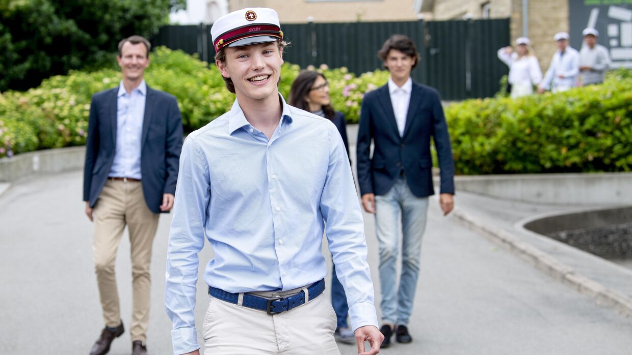 Prins Felix blev student fra Gammel Hellerup Gymnasium onsdag 23. juni 2021.