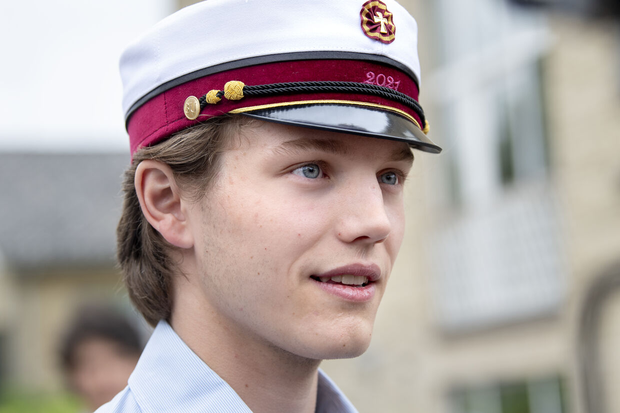 Prins Felix blev student fra Gammel Hellerup Gymnasium onsdag 23. juni 2021.