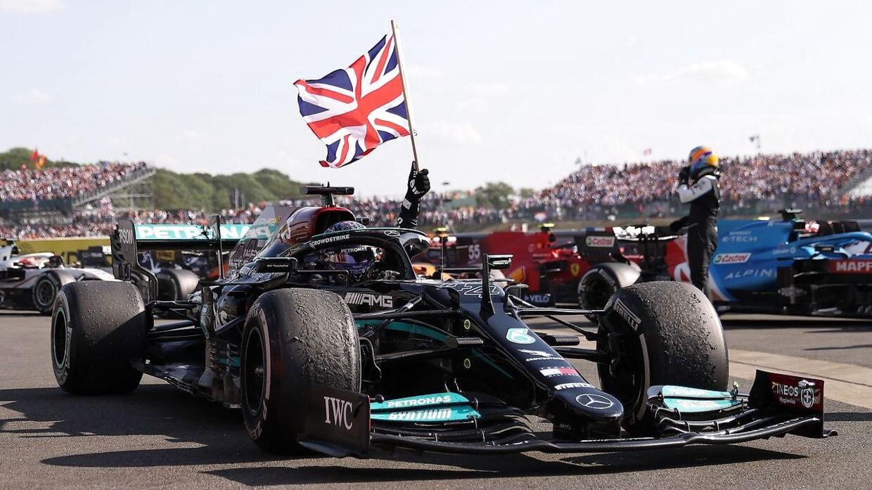 Hamilton vandt søndagens grand prix på Silverstone.