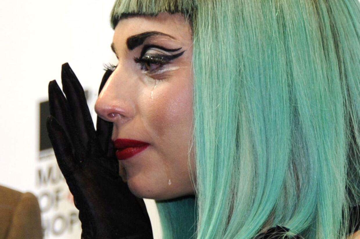 Rørstrømske Gaga kunne ikke holde tårerne tilbage. 