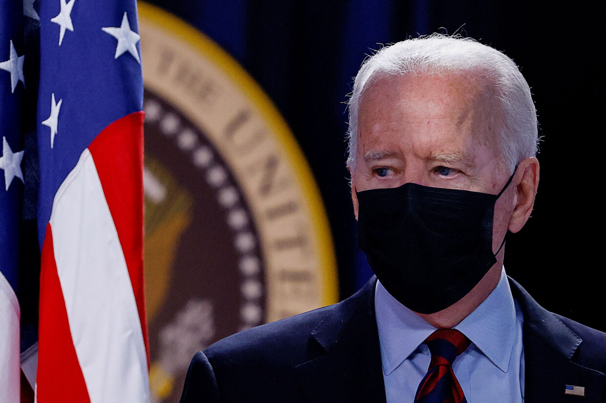 Joe Biden vil holde tale for det amerikanske folk tirsdag aften dansk tid, hvor han vil fortælle om sin beslutning om ikke at forlænge USA&#039;s tilstedeværelse i Afghanistan efter 31. august. Carlos Barria/Reuters