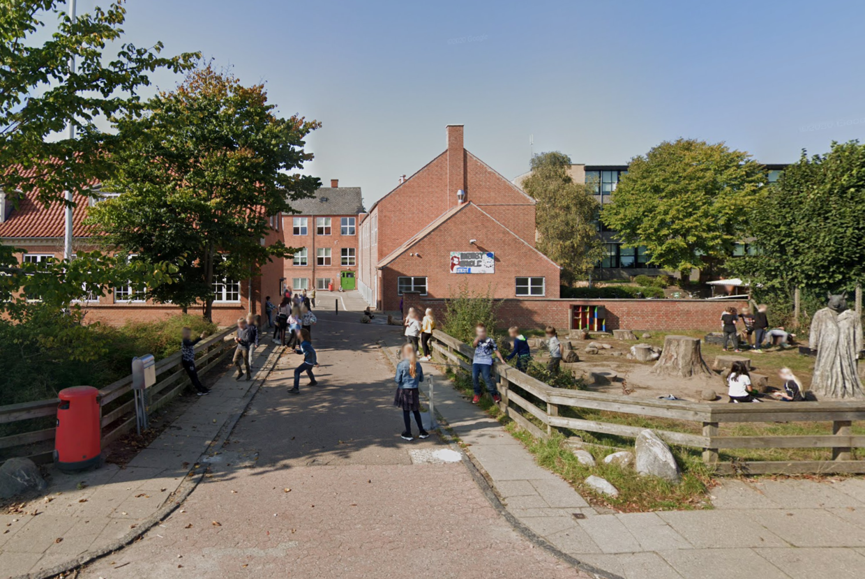 Næsby Skole ligger i det nordvestlige Odense. Foto: Google Streetview