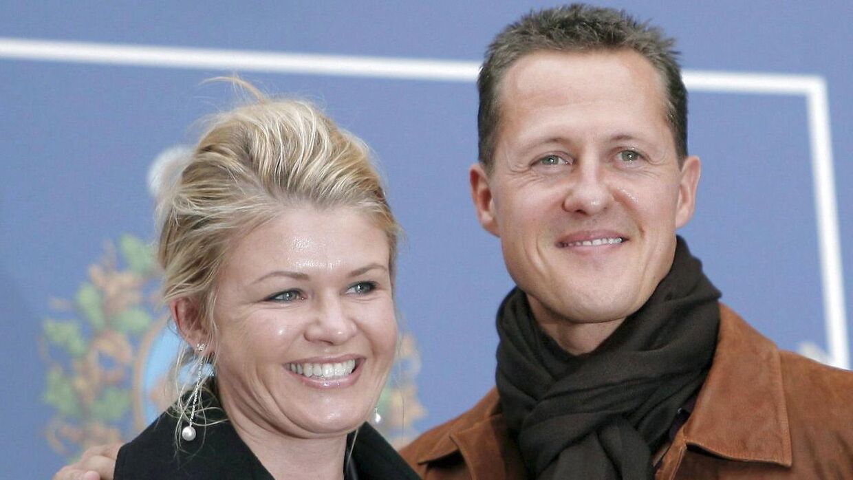 Michael Schumacher og konen Corinna.