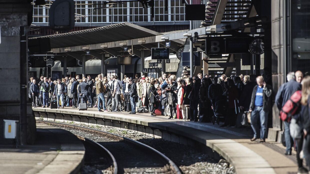 Ved Fruens Bøge Station i Odense er der mange indrapporteringer om folk, der bevæger sig ulovligt over sporet.