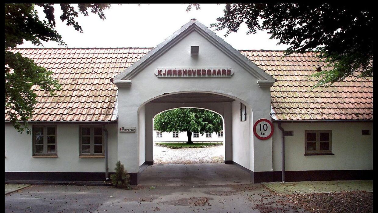 Statsfængslet Kærshovedgård ved Ikast.