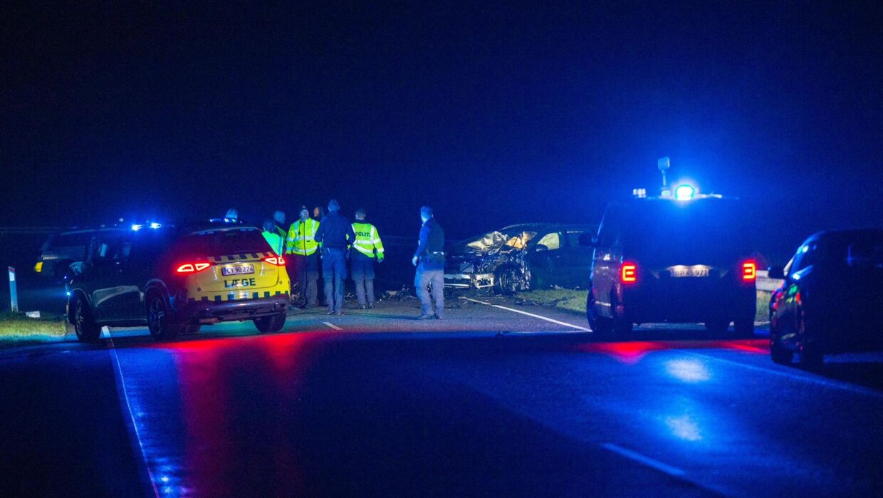 Lørdag aften er der sket et uheld på rute 11 ved Ålbæk.