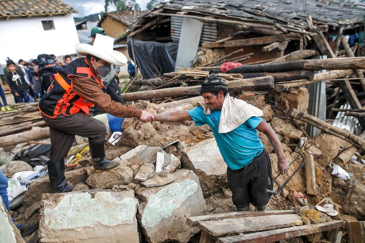Et kraftigt jordskælv har forårsaget flere skader i Peru. 