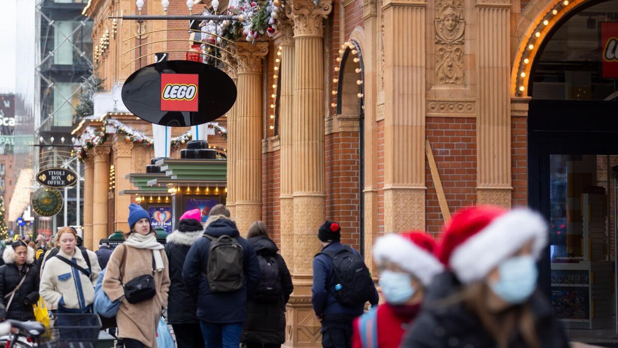 LEGOs spritnye butik ved Tivoli er endnu ikke åbnet på grund af et klodset byggesagsforløb. Foto: Jacob Crawfurd/Byrd&nbsp;