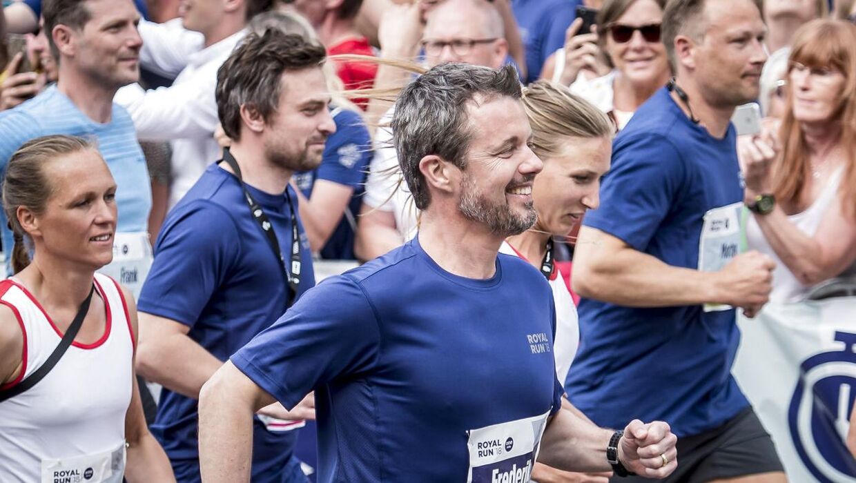 I 2018 løb Kronprins Frederik i Aarhus.