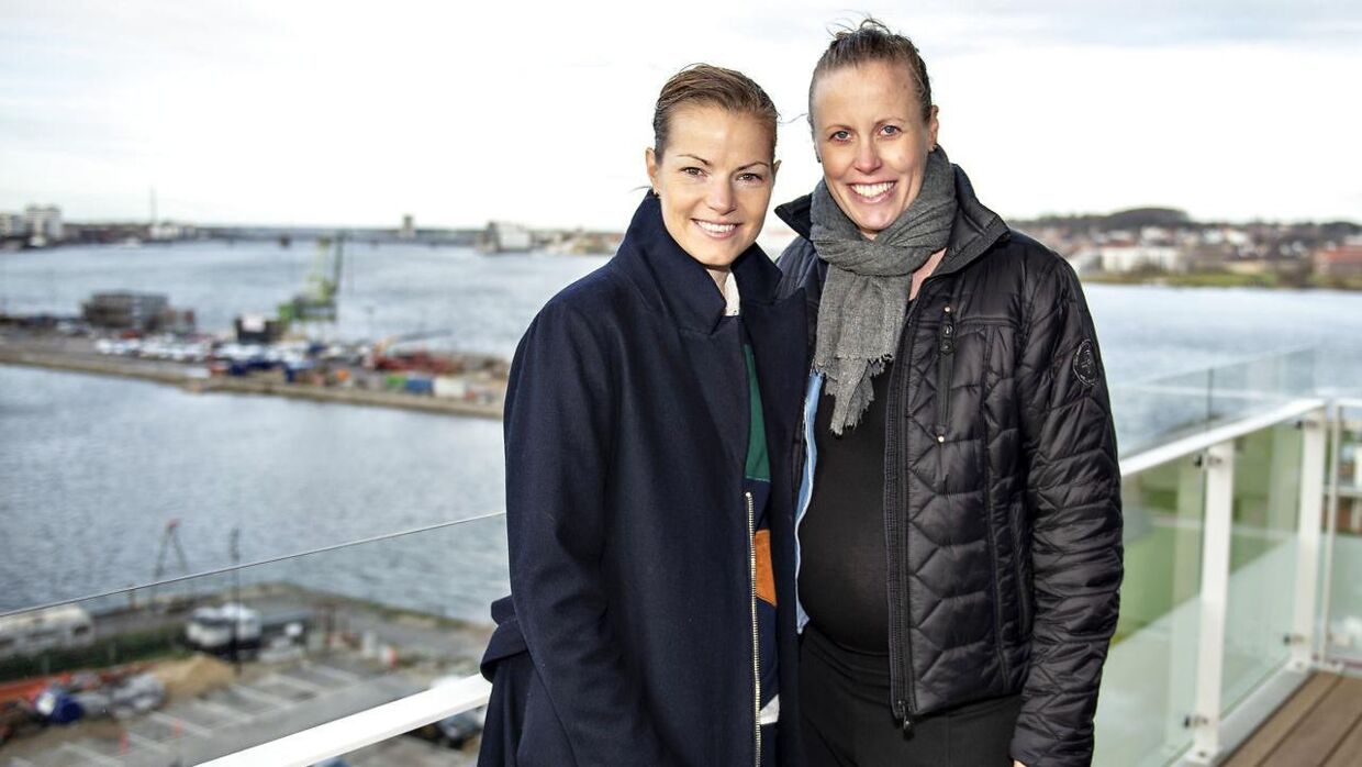 Christinna Pedersen og Kamilla Rytter Juhl har altid været et godt makkerpar på badmintonbanen. Den stærke relation og evnerne til at samarbejde har de også kunnet bruge i forældreskabet (arkivfoto).