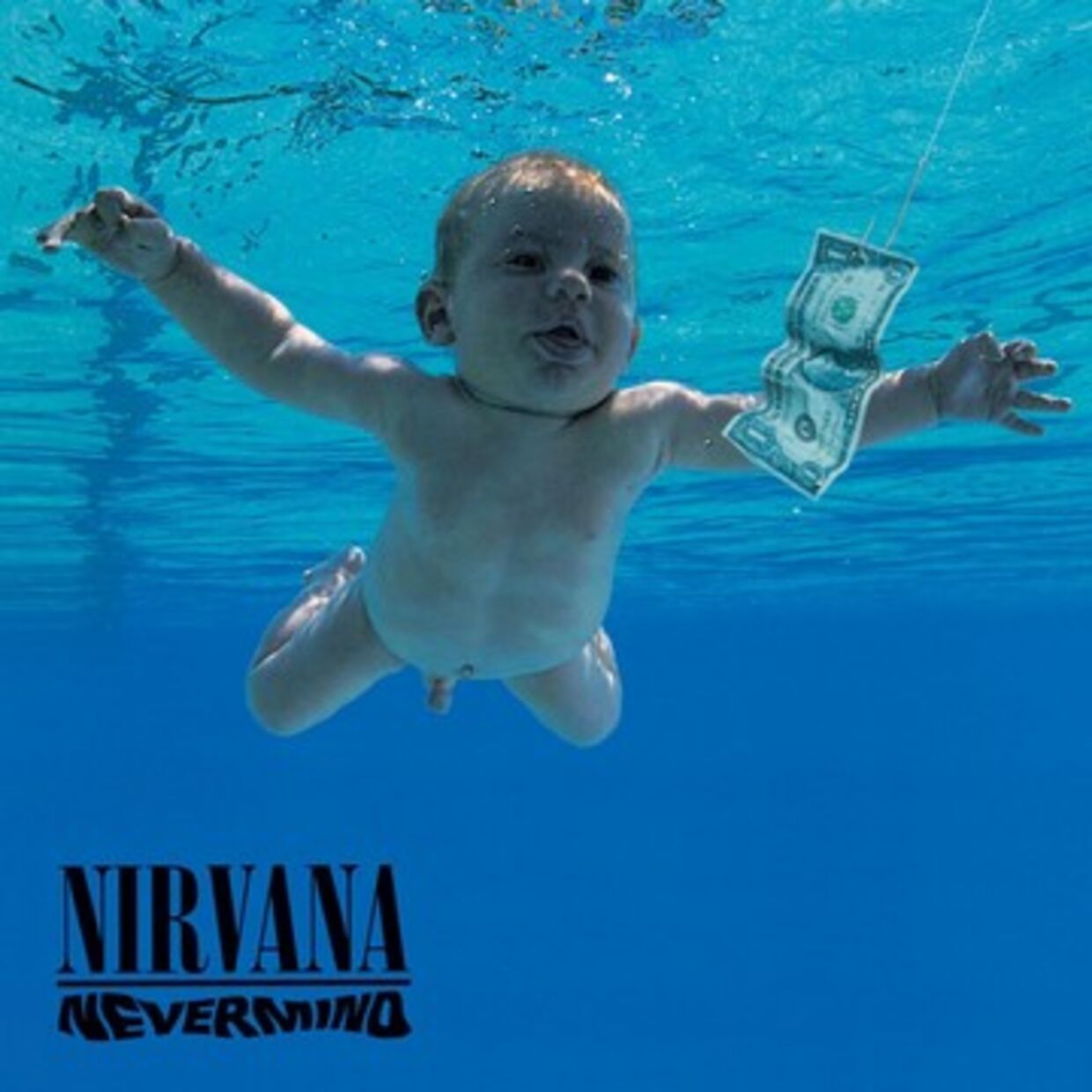 Nirvana-albummet 'Nevermind' fra 1991.