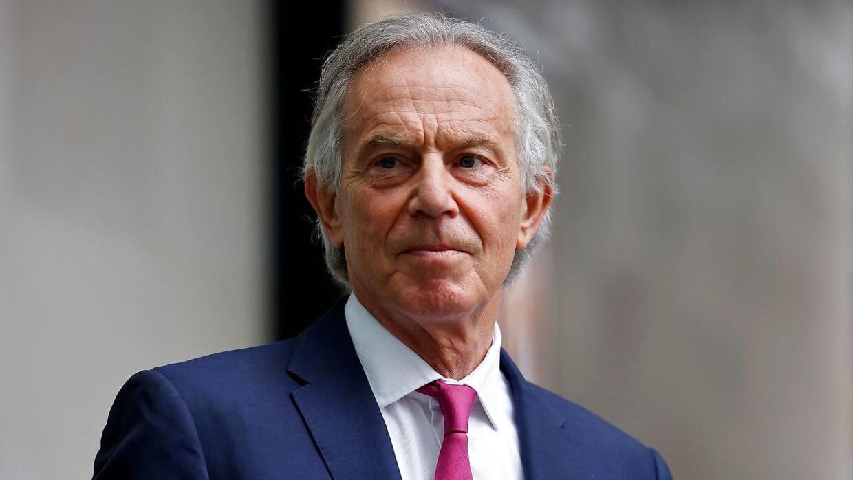 Tidligere premierminister Tony Blair i juni 2021. Der tidligere Labour-partimand er udnævnt som ridder for sit ti år lange lederskab over Storbritannien.