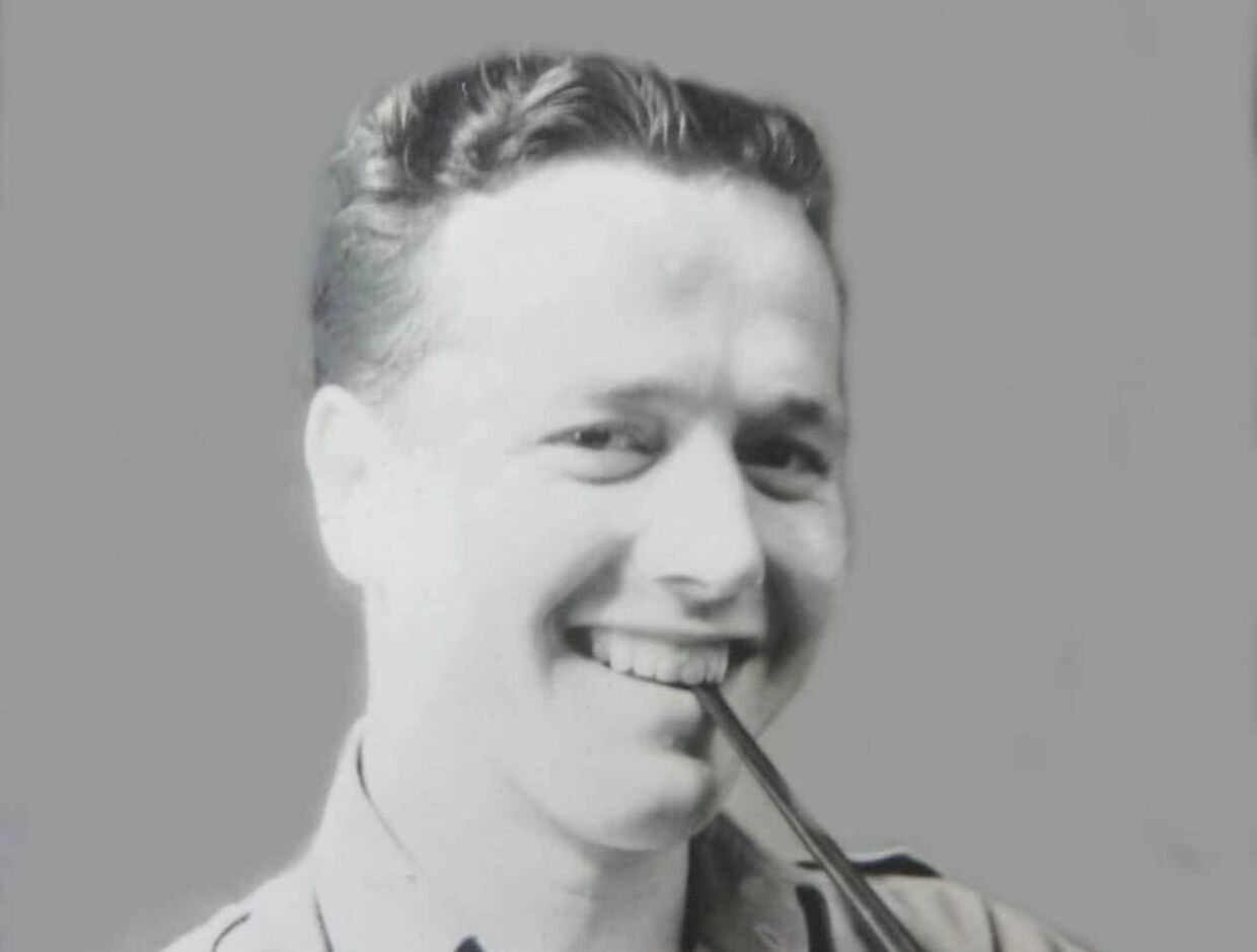 Bent Nielsen på et foto taget lige efter krigen. 