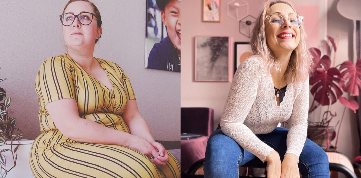 Camilla Bomund har tabt sig 40 kilo.