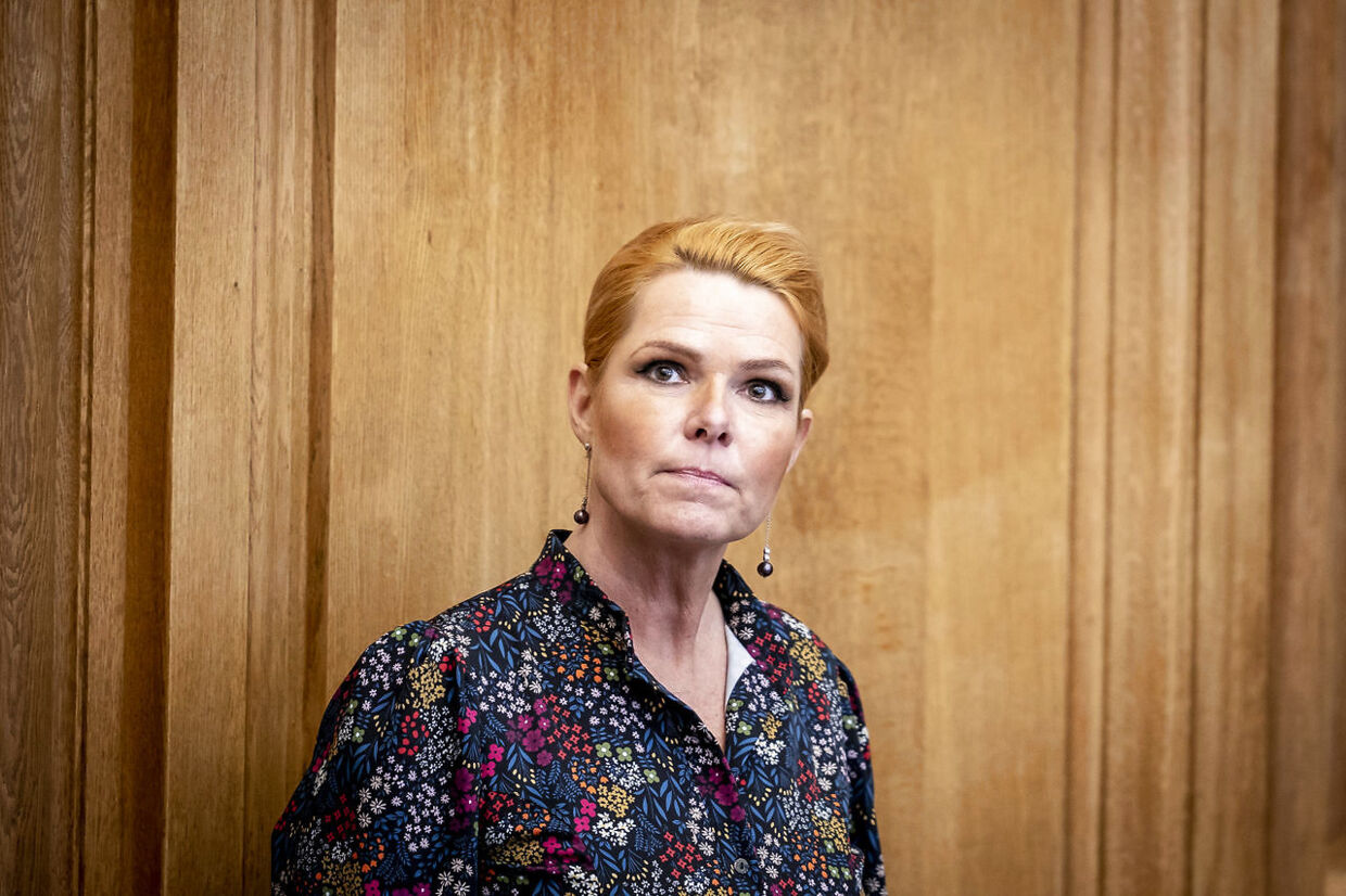 Inger Støjberg var tilstede i Folketingssalen, da der skulle stemmes om, hvorvidt hun er værdig til at sidde i Folketinget efter rigsretsdommen. (Foto: Mads Claus Rasmussen/Ritzau Scanpix)